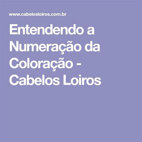 Entendendo a Numeração da Coloração (julho 2024) .
